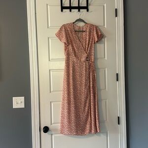 Sienna Sky Pink Floral Midi Dress